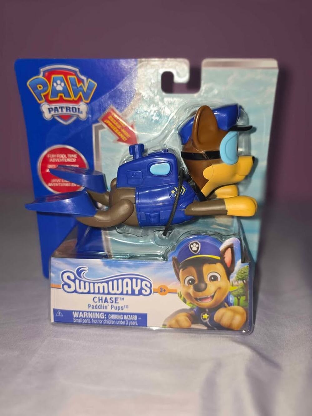 Swimways Paw Patrol Chase Paddlin' Pups Wind-Up Pool Toy